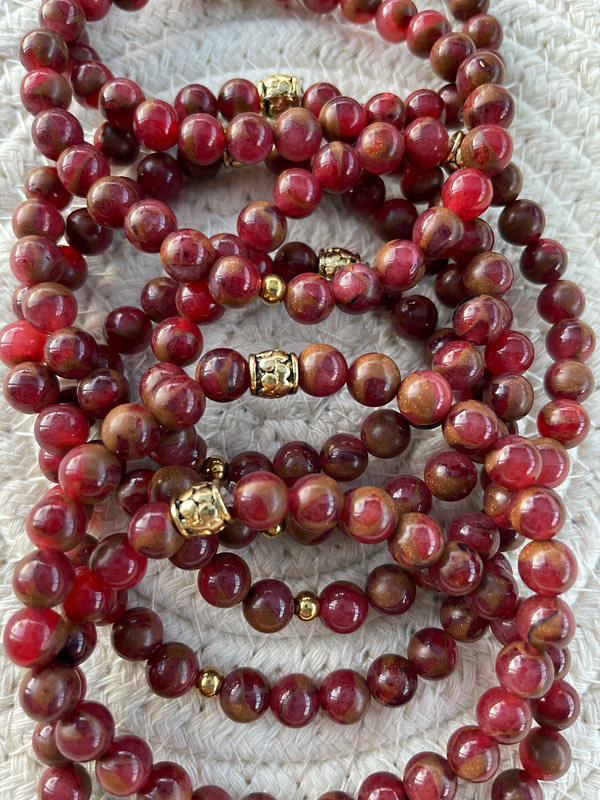 Red Jasper Prayer Bracelet - Image 6